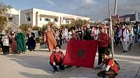 في أجواء احتفالية مميزة مدرسة عمر الخيام مديرية سيدي إفني تحتفي بحدثي المسيرة الخضراء و الاستقلال