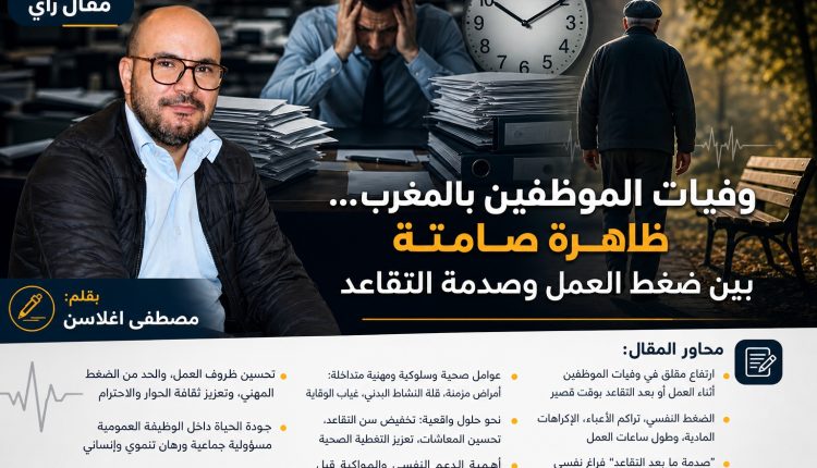 وفياة الموظفين بالمغرب