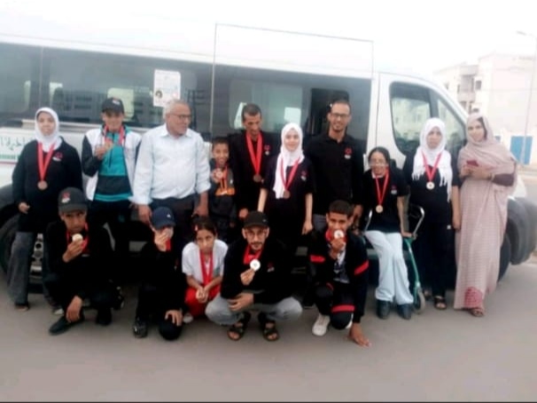 أطفال جمعية مبادرة لذوي الاحتياجات الخاصة باصبويا وجمعية الضياء لرعاية المعاق سيدي افني يتألقون في الألعاب الجهوية للأولمبياد الخاص المغربي بأكادير 6و7و8 يونيو 2022.