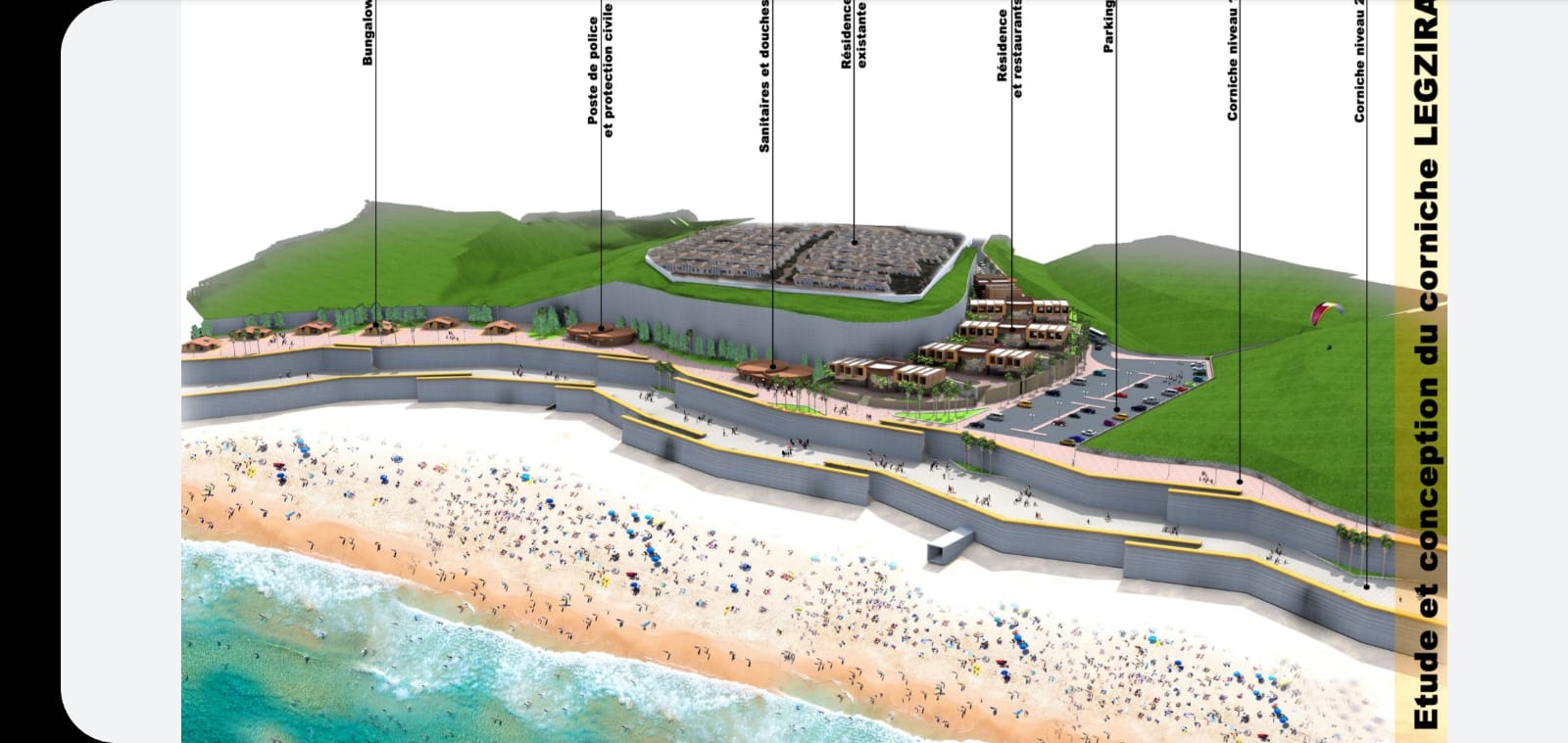 مشروع سياحي ضخم لتأهيل شاطئ الكزيرة بجماعة تيوغزة