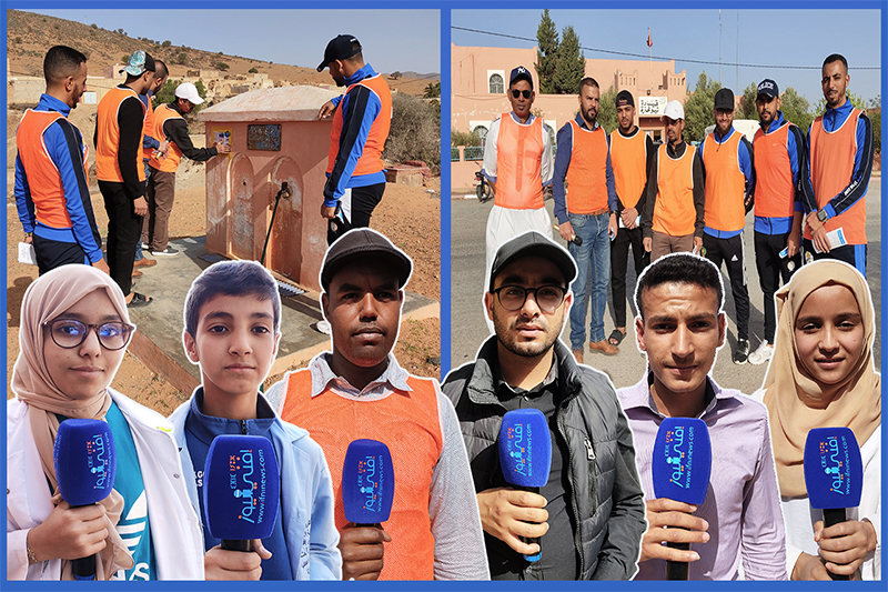 إقليم سيدي إفني : حملة تحسيسية لترشيد إستهلاك المياه بجماعة تيوغزة